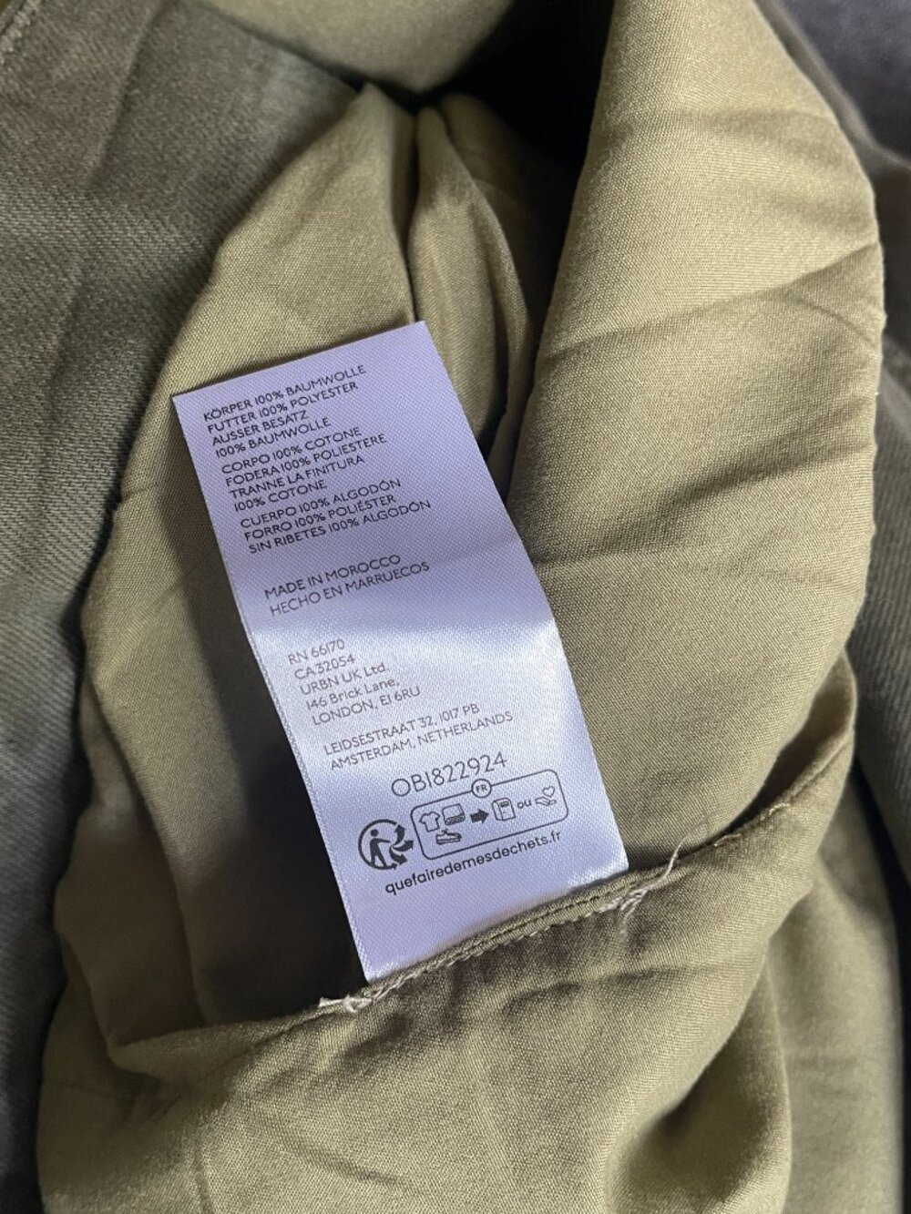 *NWT* We the Free Denim Barn Coat in Deep Green Size Large - Picture 13 of 14